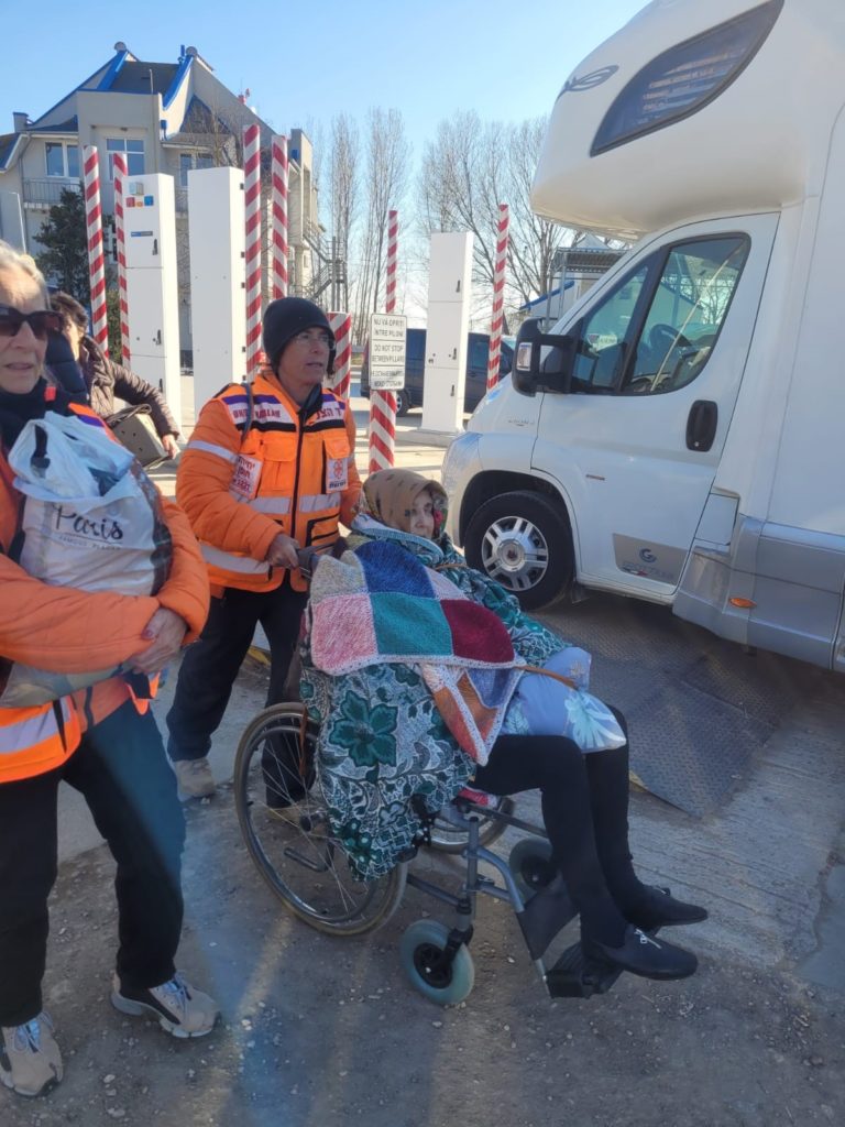 Many arrived in wheel chairs and on walkers after waiting in line for hours.