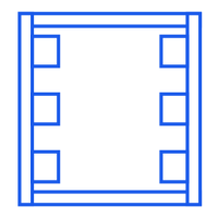 QAT-Series Die Layout: 0.75 x 0.7 x 0.1mm