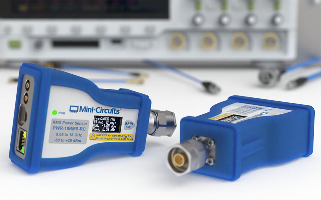 Measuring Wideband RF Signals with Power Sensors Fundamentals 4 Figure 1: A pair of Mini-Circuits’ power sensors that are form and fit equivalent to the PWR-9RMS-RC and PWR-9PWHS-RC