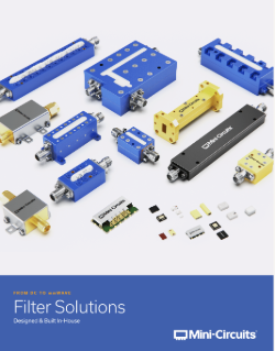 Filter Solutions Product Guide