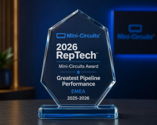 Mini-Circuits Award Greatest Pipeline Performance EMEA 2025-2026